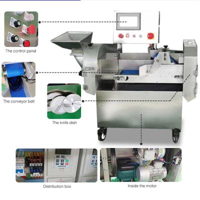 China High efficiency easy operate industrial commercial vegetable cutters potato slicing dicer salad vegetable cutting machine china for sale