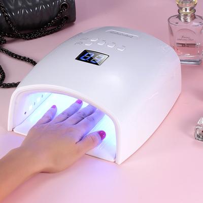 China All Kind of 48W Red Light Nail Gel Polish High Quality Cordless UV Rechargeable Manicure Lamp Gel Polish Light Treatment for sale