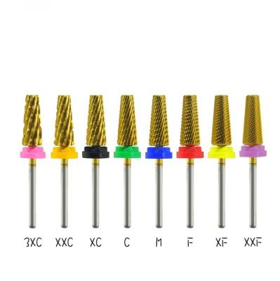 China Electric Nail Art Tools Professional Manicure Pedicure Folder Bit Nails Drill Diamond Bits for sale