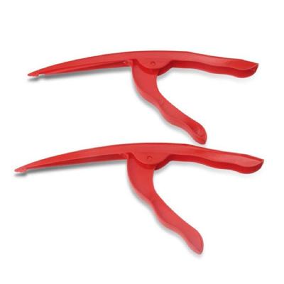 China Professional Seafood Shell Prawn Curved Peeler Kitchen Practical Tools Shrimp Peeler Knife Viable Peeling Tool (Red) for sale