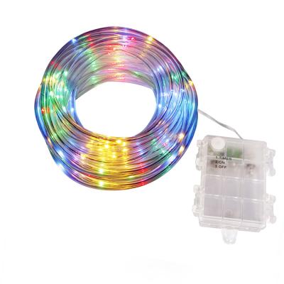 China Multicolor Flexible Outdoor LED Rope Light Christmas RGB LED Strip Lights Decoration 67 LED Rope Lights for sale