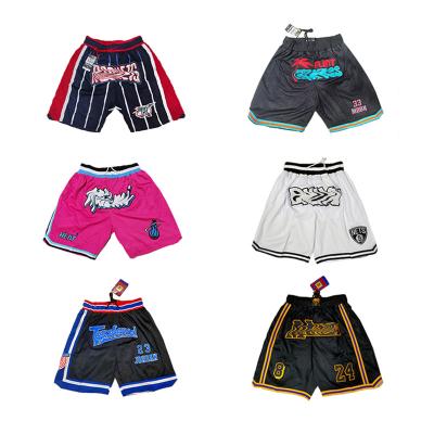 China Wholesale High Quality Just Dry Shorts Just Don Basketball Sportswear Embroidered Breathable Mesh Quick Brand Quality QUICK DRY for sale