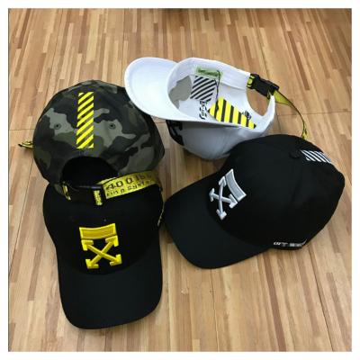 China COMMON Off The Brand Baseball Cap Mens Embroidery Baseball Hats Custom Logo High Quality Custom White Hat for sale