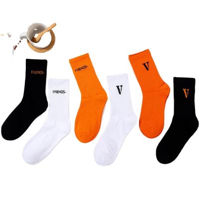 China Letters Street Logo Padded Cushion Basketball Ribbed Breathable Cotton Men Crew Custom Sports Sock for sale