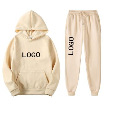 China Other sweater set light version logo printable plush thickened youth trend two-piece suit for sale