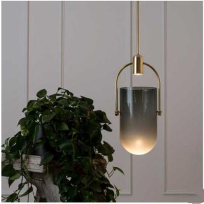 China Modern Minimalist LED Living Room Bedroom Hotel Bar Decoration Lamp Minimalist Frosted Glass Pendant Lights for sale