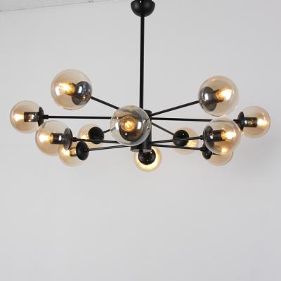 China Glass Chandeliers Light Modern Commercial Modern Large Loft Industrial Art for sale