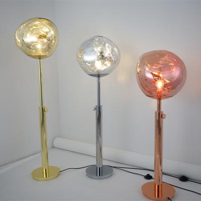 China Zhongshan Modern Modern Creative Indoor Decor Led Lava Glass Ball Floor Lamp for sale