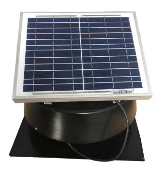 China 10w steel solar fan with powder coated steel for garage, shed, greenhouse for sale