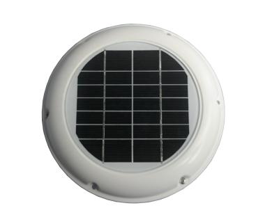 China 5-7 m2 2.5w solar vent fan with brushless dc motor for sale