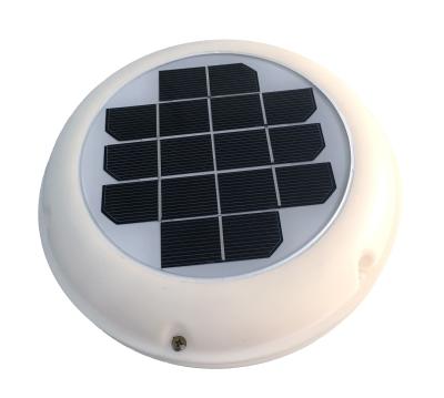 China New UV-resistant ABS solar fan with rechargeable lithium battery for boat, RV, tent, motorhome for sale