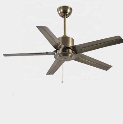 China Solar Panel Powered 40w DC Ceiling Fan Outdoor Solar Powered Solar Panel 52inch Bronze Blade For Gazebo Greenhouse And Tool House for sale