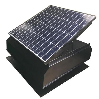 China Powder Coated Steel Roof 60W Exhaust Solar Duct Fan Industrial Fan For Warehouse And Factory for sale