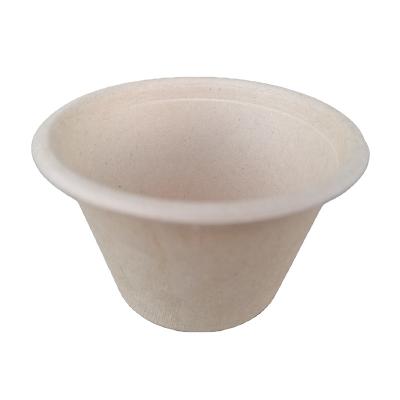 China Biodegradable Environmentally Friendly Disposable Bamboo Fiber Gravy Stocked Eco Friendly Degradable Cup for sale