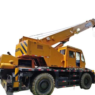 China Powerful Good Quality Best Selling used machine Kato KR-35H used crane Kato KR-35H for sale