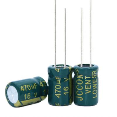 China 470 uF 16v Automotive 6x12 8x12 High Voltage Variable Super Capacitors for sale