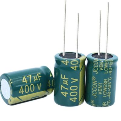 China 47uf 400v Automotive 16x20 16x25 High Voltage Variable Super Capacitors for sale