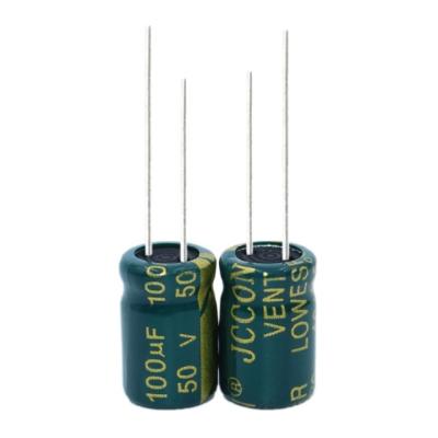 China 100uf 50v High Voltage 8x12 Automotive Variable Super Capacitors for sale