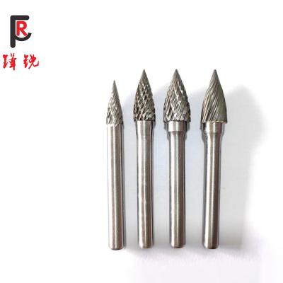 China High Hardness Type-G-1425 Tungsten Grinding Head Easy to use Burrs for Deburring Power Tools Tungsten Cemented Carbide Burrs for sale