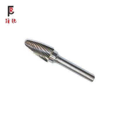 China Durable High Standard Ball Nosed Tree Type  SF06-16mm Carbide Burrs Single Cut Double Cut Tungsten Carbide Rotary Files for chamfering for sale