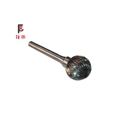 China Single Cut and Double Cut  Burrs Type  SD06-16mm Good Quality Tungsten Carbide Rotary Files Abrasive Tools Grinding Head Shape D; Ball for sale