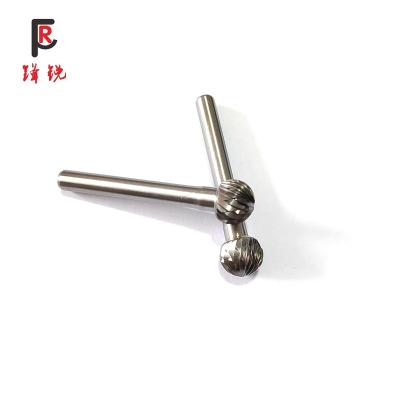 China High Hardness C-12-10 Factory Polished Tools Rotary Files Burrs 6mm Shank Diameter  Tungsten Cemented Grinding Carbide Burrs for sale