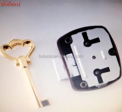 China Plastic Furniture Drawer Part Drawer Lock For Furniture for sale