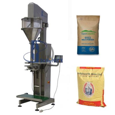 China 25kg Automatic Food Soap Powder Bag Sewing Machine Milk Powder Sachet Filling Packing Machine for sale