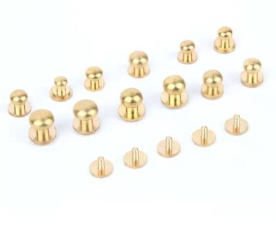 China Zinc Alloy Bag Parts Leather Decoration Studs Studs Buckles Square Screw Rings Handbag Bottom Rivets Buckle Bag Bottom Studs for sale