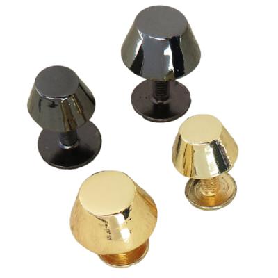 China Fixed Customized Zinc Alloy Leather Bottom Foot Nails , Fixed Die Cast Foot Nails At The Bottom Of Leather Goods for sale