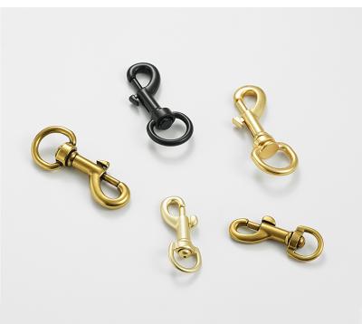 China Wholesale Bags Decoration Metal Key Chain Gold Plated Swivel Hooks Bag Parts Handbag Hardware Bag Hook for sale