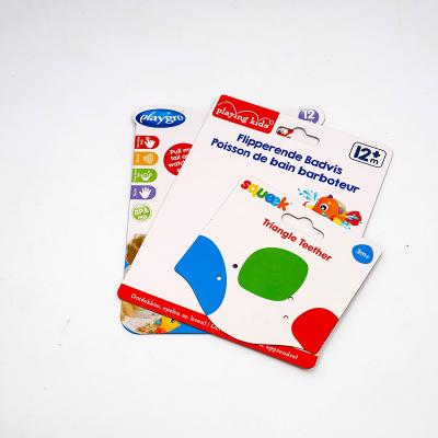 China paper & Eco-friendly Disposable Clear Cardboard Logo PVC Blister Card Custom Toy for sale