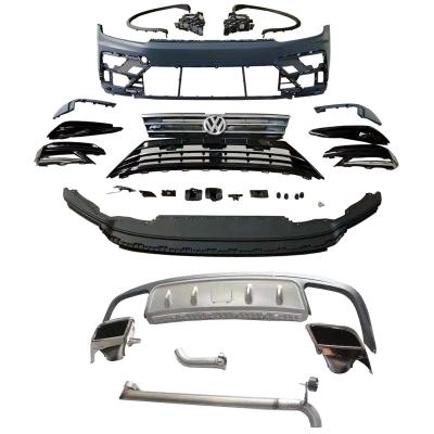 China Suitable for VW Tiguan L front and body kit upgrade RLINE rear bumper TIGUAN ALLSPACE (BW2) for sale