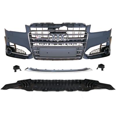 China Suitable for Audi A8 body kit modification and upgrade RS8pp material A8 front and rear bumpers for sale