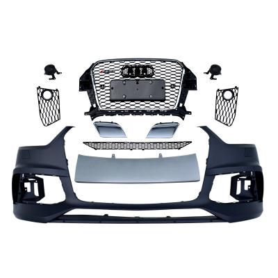 China Suitable 13-15 Audi q3 body kit upgrade rsq3 pp material front bumper edging Q3 to large for sale