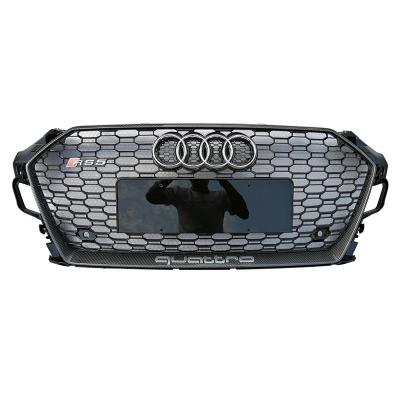 China ABS Suitable For 17-19 Audi A5 Body Kit RS5 ABS Black Front Bumper Grille for sale