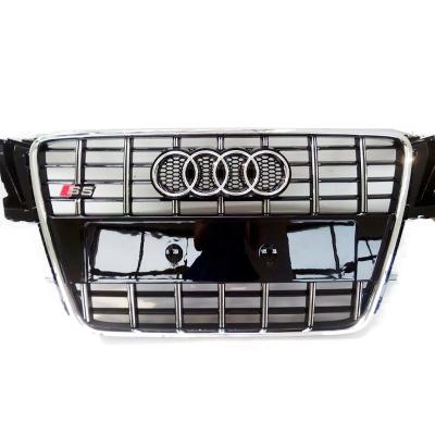 China Suitable ABS For 08-12 Audi A5 Body Kit RS5 Upgrade Modified ABS Black Front Bumper Grille for sale