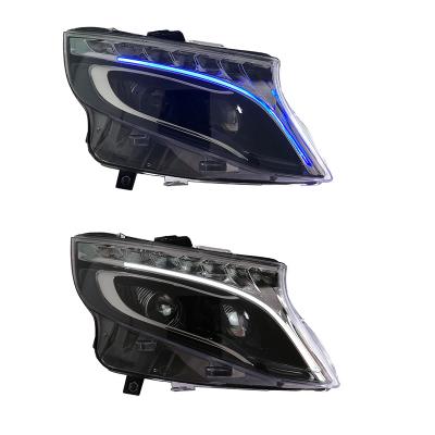 China Automobile lamp suitable for Mercedes-Benz v-class 2016-2020 Vito w447 v260 LED headlamp head lamp for sale