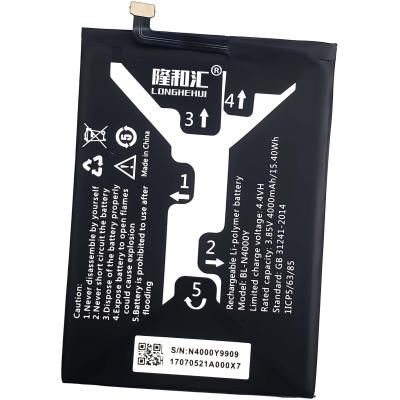 China Mobile Phone OEM BL-N4000Y X1S A1 Lite Mobile Phone Battery For Gionee S10 Lite for sale