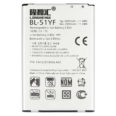 China Original OEM 51YF G4 H815 H815TR H815T H815P H812 H810 H811 Mobile Phone Battery For LG LS991 VS986 US991 F500S F500K for sale