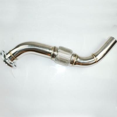 China BW E46 330D OTP Stainless Steel Exhaust Downpipe BW E46 330D 330xd 30cd 1998-2005 M5 SUS304 With Mirror Polished for sale