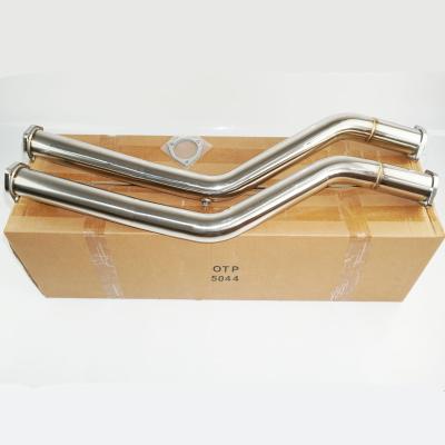 China E46 M3 OTP BW E46 M3 3.2L CSL STAINLESS STEEL EXHAUST CAT DELETE CENTER PIPE DOWNPIPE for sale