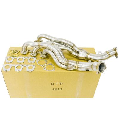 China SUS304 Stainless Steel OTP Long Tube Performance SUS304 Stainless Steel Au di S4 S5 A7 A8 B8 Q5 SQ5 A4 A5 A6 3.0T TFSI V6 High Header Exhaust for sale