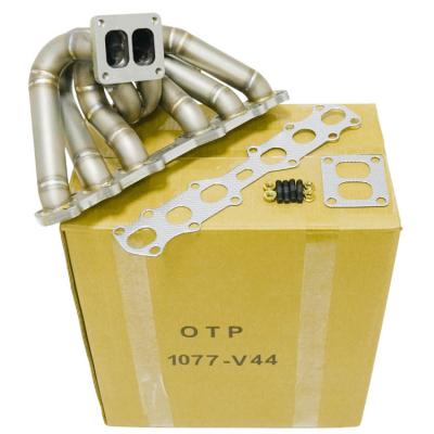 China JZX90 1JZ OTP 3mm STAINLESS EXHAUST MANIFOLD FOR TOYOT* JZA70 SUPRA JZX90 1JZ 1JZGTE for sale