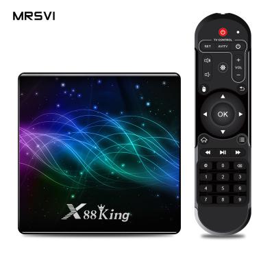 China HD TV Support 4K X88 King Android 9.0 TV Box Amlogic S922X High Speed ​​Dual Band Hex Core 4GB 128GB 2.4G /5G Wifi Android TV Box for sale