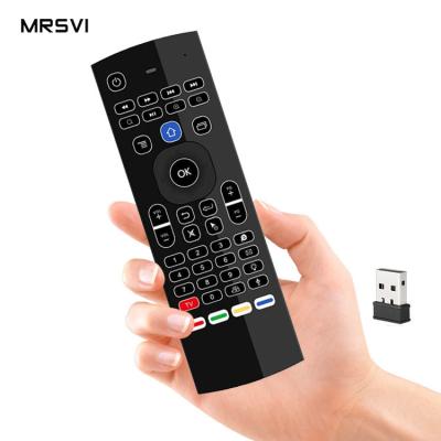 China Home Automation Selling Air Mouse Mx3 Backlight IR Learning 2.4G Wireless Keyboard LED Backlight Voice Remote Control For Android TV BOX for sale