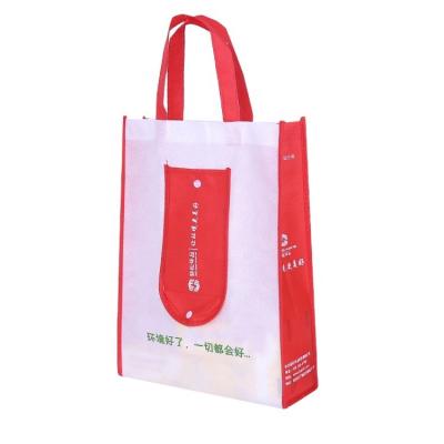 China Promotional Handled Packaging PP Non Woven Fabric Bag With Custom Logo for sale