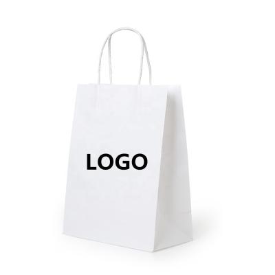 China Large Biodegradable Custom Safe Brown Fast Food Kraft Paper Bag Food Package Caterer With Your Own Logo for sale