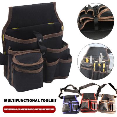 China Multifunctional Holster Hardware Toolkit Drill Holster Electrician Waist Oxford Wrench Screwdriver Tool Bag JO-21419 for sale