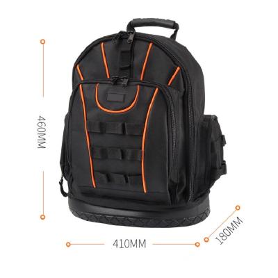 China Electrician Heavy Duty High Quality Oxford Thicken Wear Resistant Craftsman Tools Organizer Electrician Kit Tool Bag Repair Backpack for sale